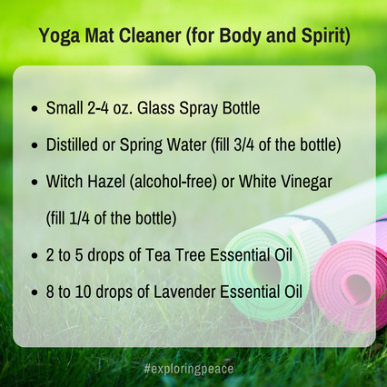 Yoga Mat Cleaner for Body and Spirit - Exploring Peace with Whitney R.  Simpson